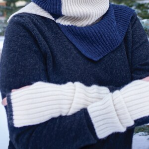 Winter gloves fingerless, wool arm warmers. Perfect, strong warm wool. Best gift for you image 1