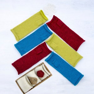 Alpaca gloves with THUMB arm warmers mittens. Perfect strong, circular knitting. Choose color, size. Nice gift image 2