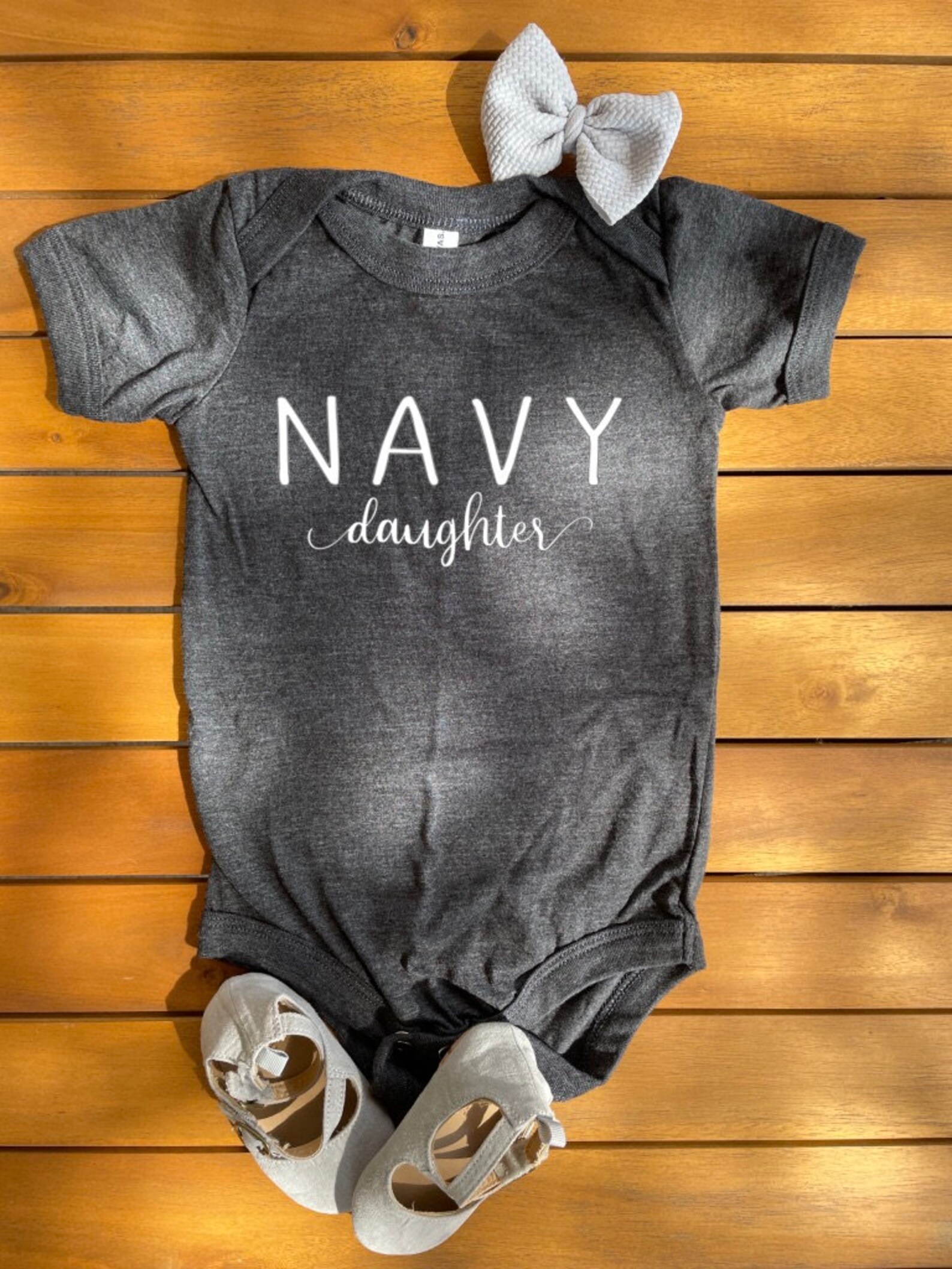 Custom U.S. Navy Baby Onesie® Navy Daughter Bodysuit U.S. Etsy