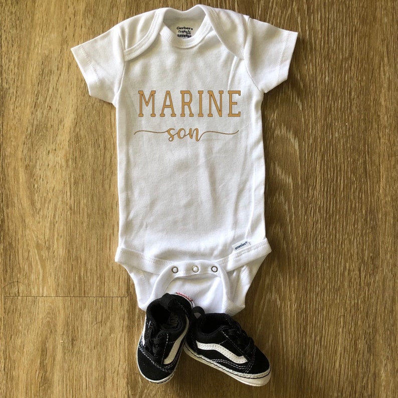 Custom Marine Baby Onesie® Marine Daughter Bodysuit Marine Etsy