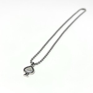 16 inch ball chain — spade