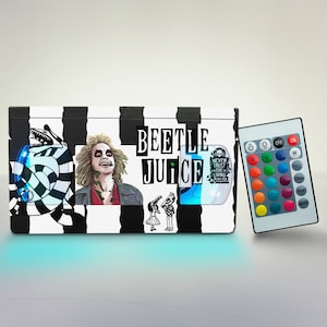 Retro VHS Lamp, VHS tape, 80s, 90s, Birthday gift, Christmas, Halloween, Gift for baby, Horror movie poster, Office accessory