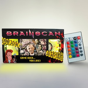 Lampe VHS Brainscan : lampe de bureau faite main pour films d&#39;horreur des années 90