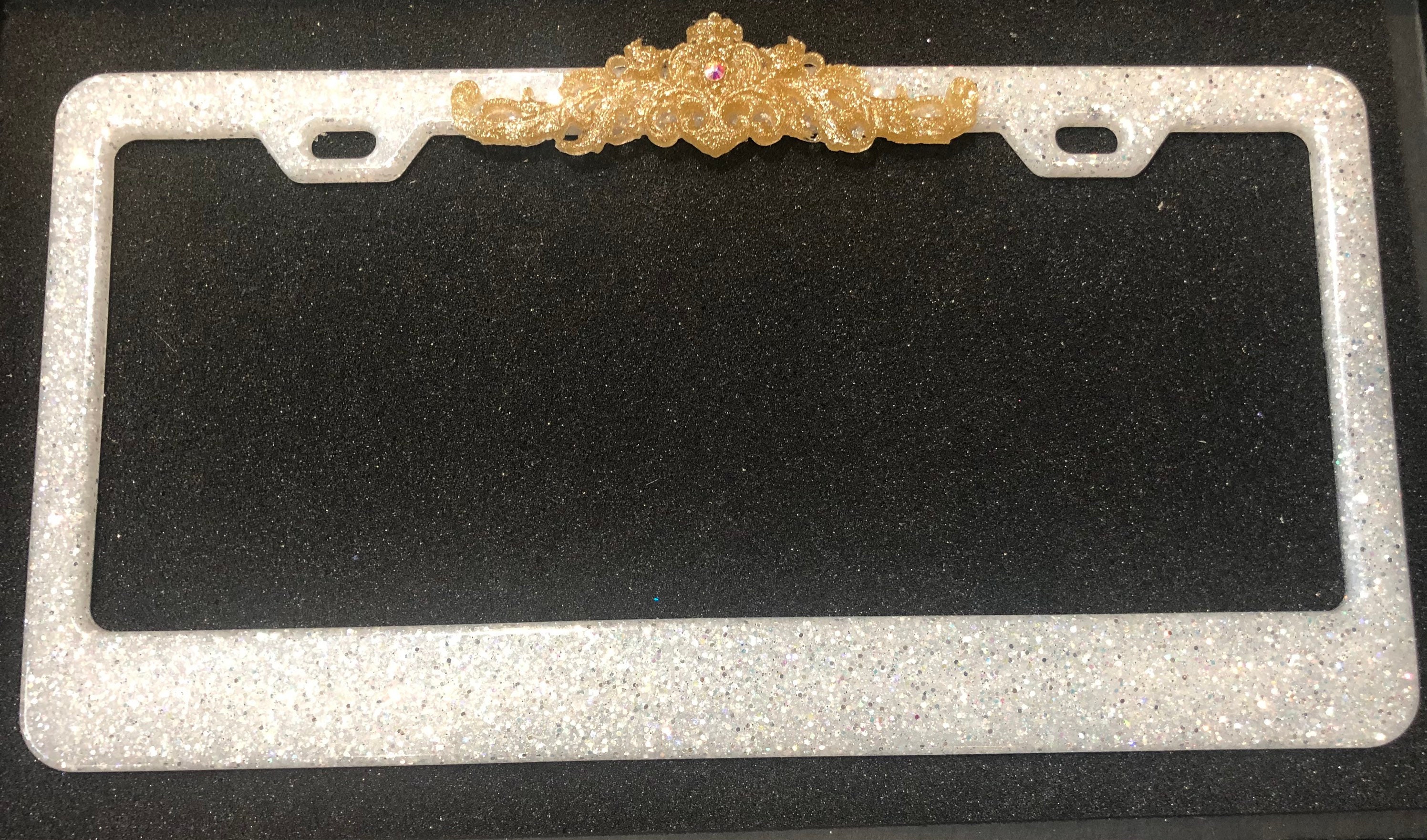 Beautiful license plate cover. Upgraded higher temp resin. Etsy