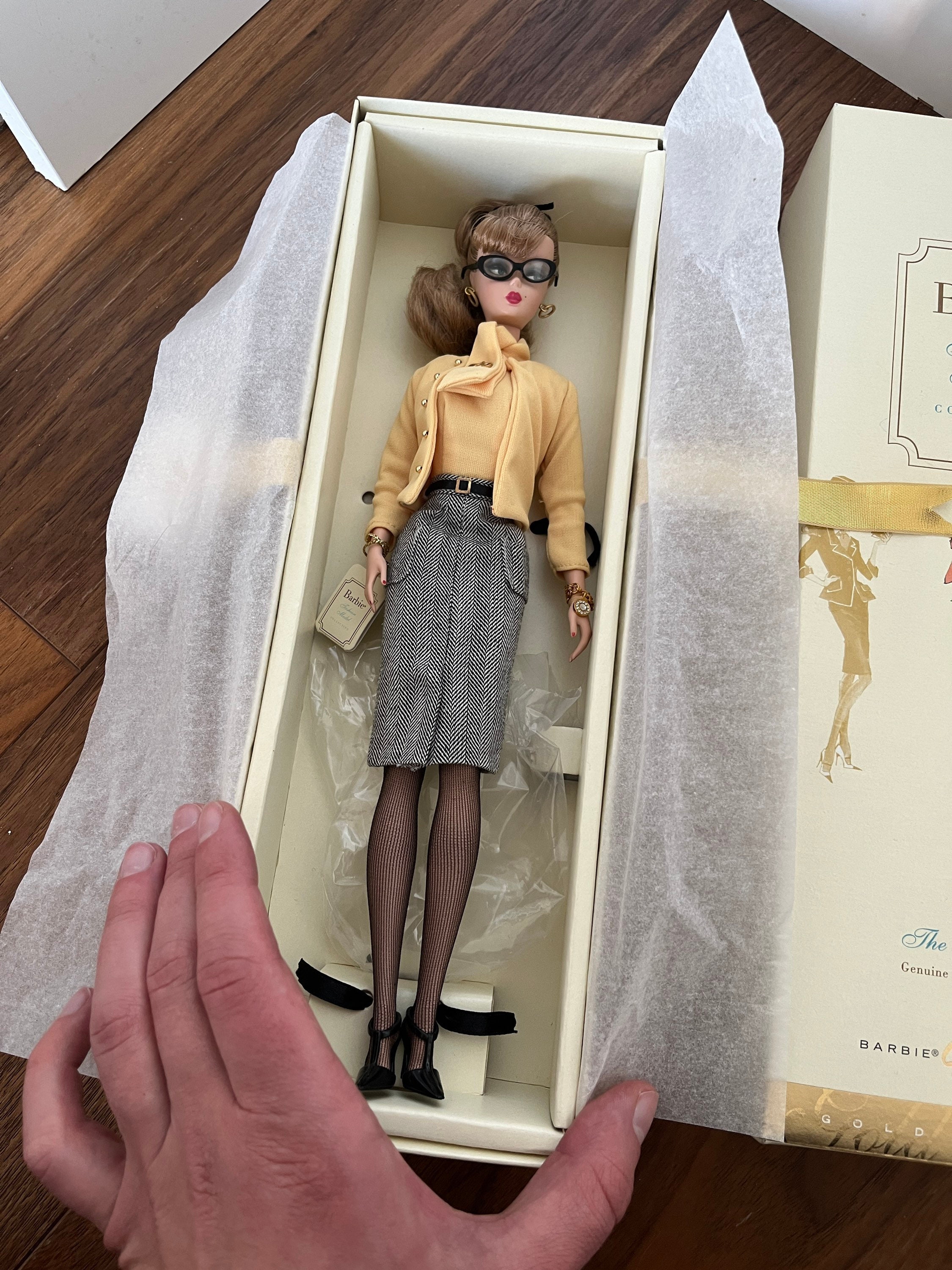 Barbie the Secretary Genuine Silkstone Doll Gold Label 2007 - Etsy