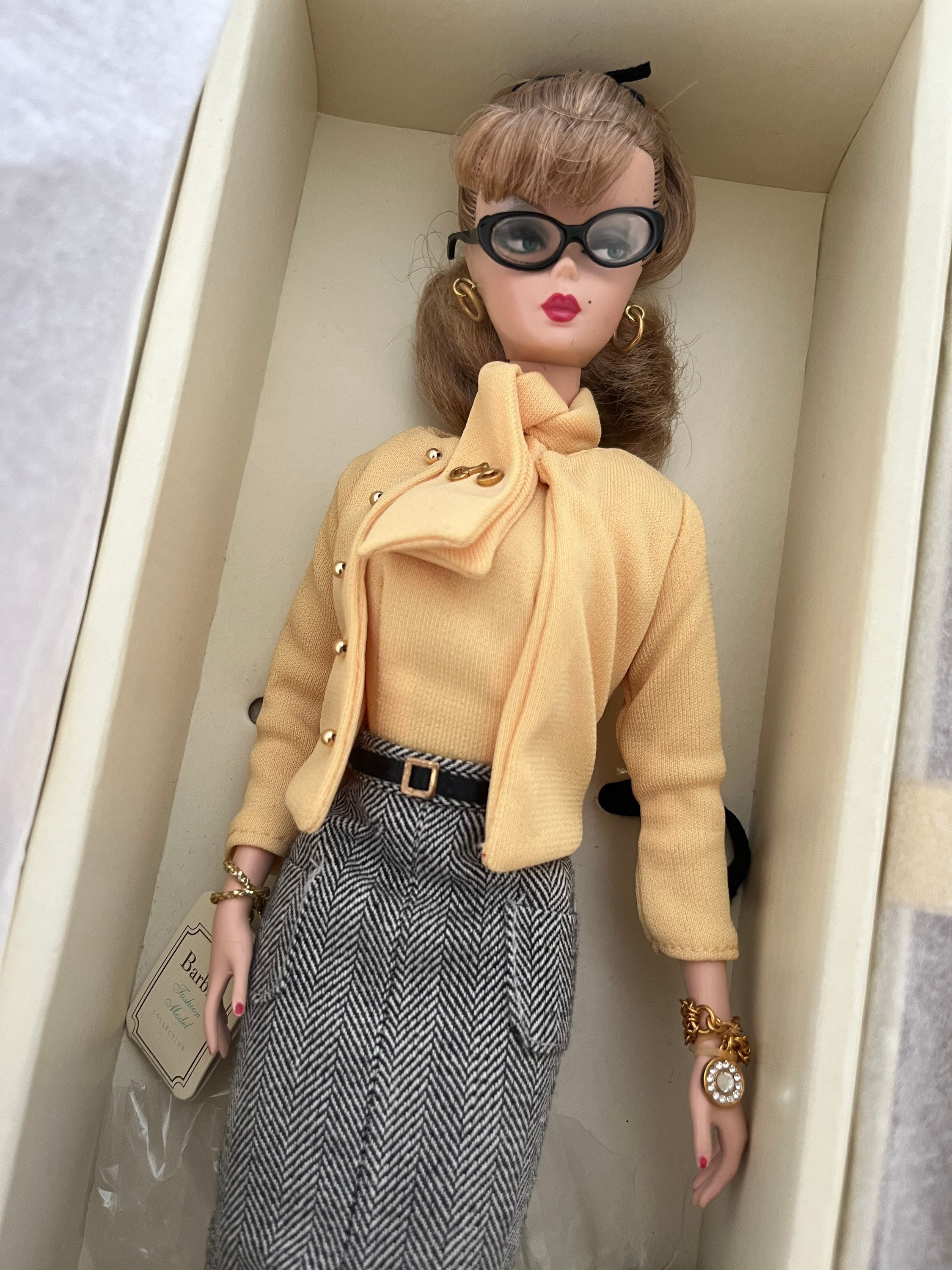 Barbie the Secretary Genuine Silkstone Doll Gold Label 2007 - Etsy