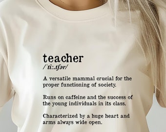 Teacher Definition SVG & PNG | Funny Teacher Shirt Design | Vinyl Decal SVG | Teacher Tee svg | svg for Cricut | Teacher Gift Idea