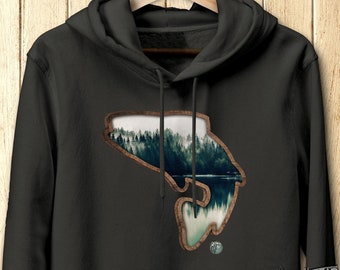trout fishing hoodie