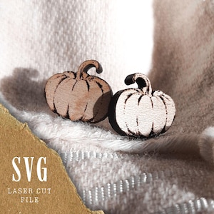 Pumpkin Earrings SVG | Halloween Earrings SVG | Fall Earrings SVG | Fall Laser Files | Halloween Laser File | Fall Laser svg