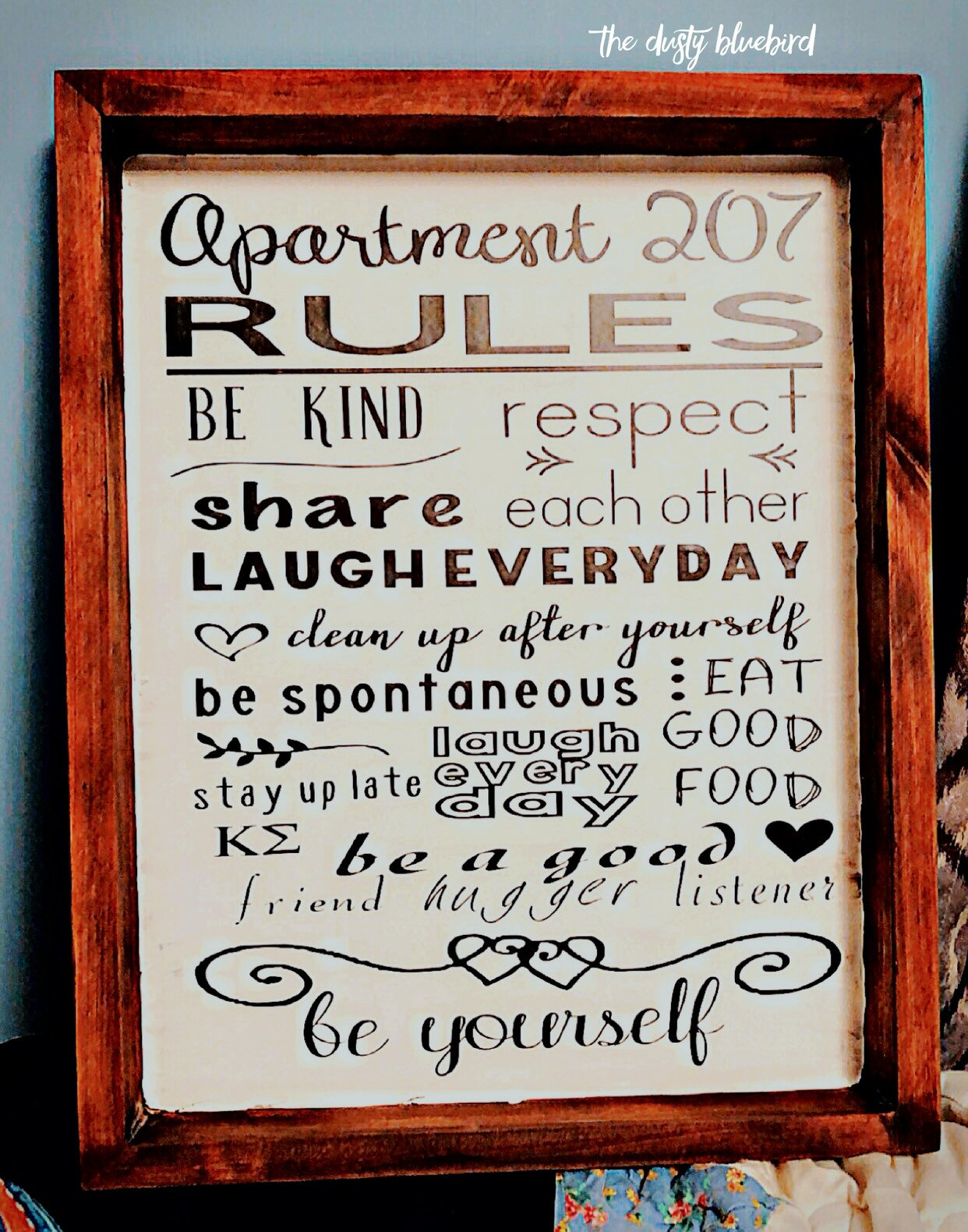 Apartment Rules Sign Etsy