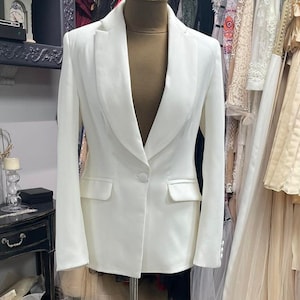 Bridal Jacket, Wedding Jacket, Bride Coat, White Bridal Jacket, Wedding Cover Up, Warm Coat for Bride, Jacket for Wedding Dress