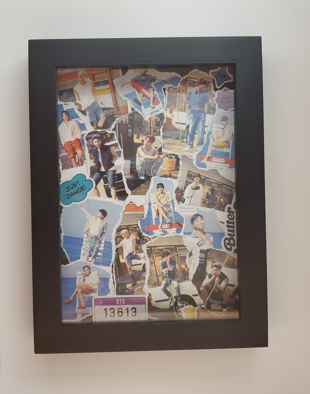 BTS 5x7 Butter Collage Shadow Box - Handmade BTS Merch - BTS Merch ...