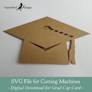 Grad Card SVG / Digital Download / DIY Abschlusskarte Card / Datei für Schneidemaschinen