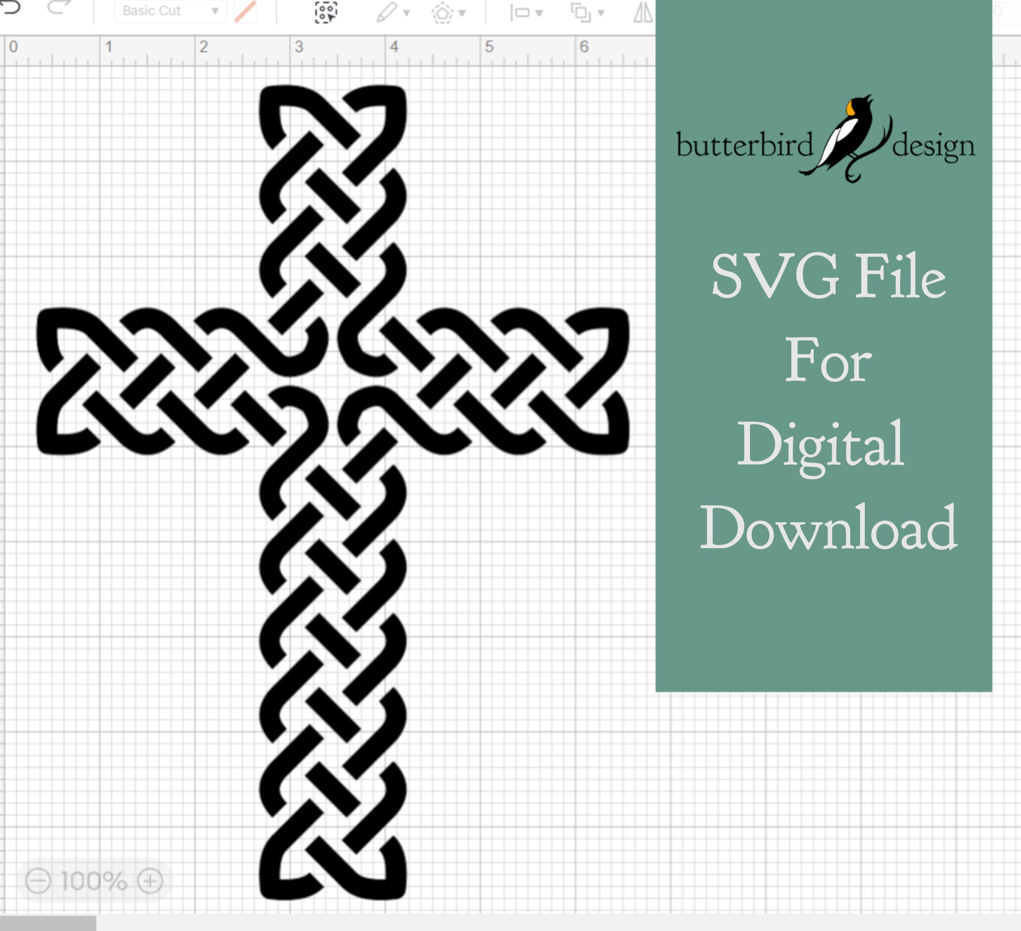 Celtic Knot Cross Vector for Vinyl / Digital Download SVG - Etsy