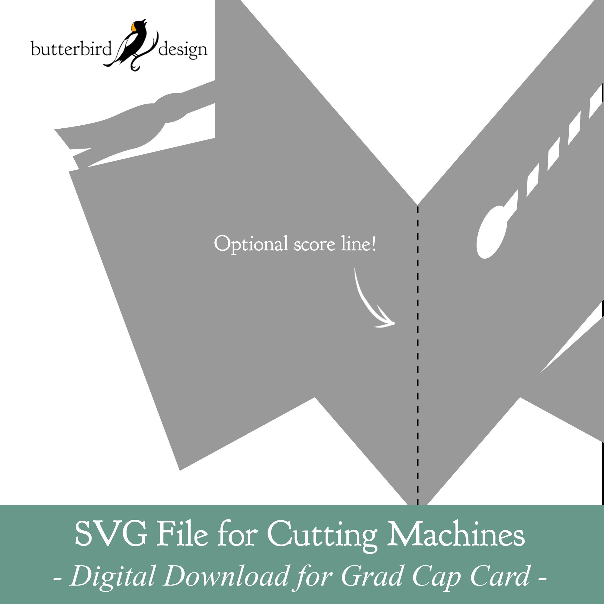 Grad Card Svg Grad Card SVG / Digital Download / DIY Graduation Cap Card / File for ...