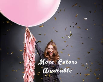 Pink Giant Balloon with Pink Balloon Tail More Colors Available