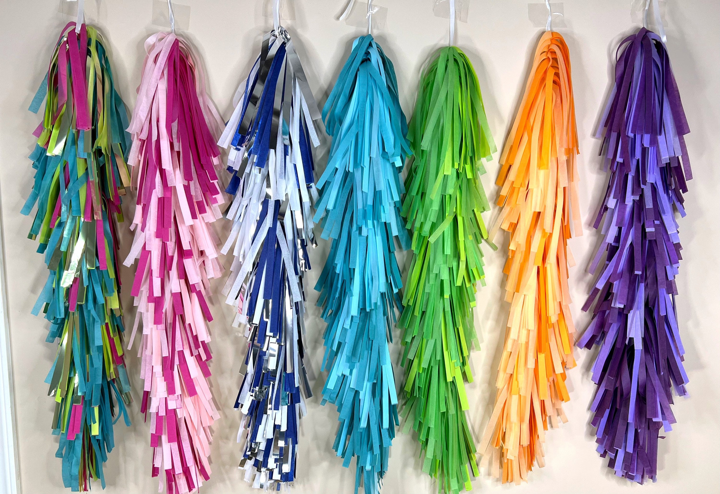 Tassel Tail Fringe for Bag Balloon DIY How To – Pretty Little Party Shop