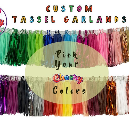 Custom Tassel Garland/ Tassle Garland/ Tassel Banner/ Tissue Etsy