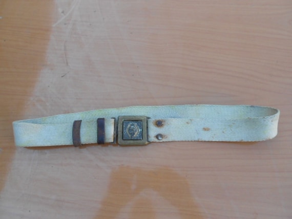 Antique military belt