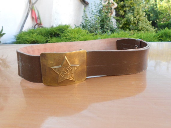 Antique military belt