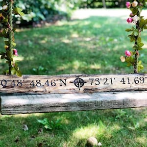 DRIFTWOOD COORDINATE SIGN small