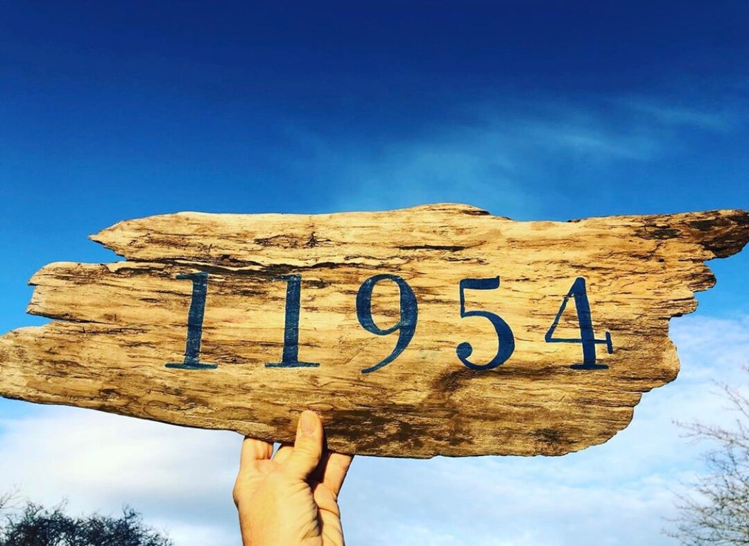 DRIFTWOOD ZIP CODE Sign Etsy