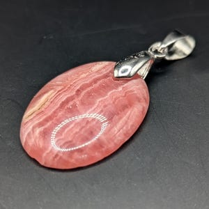 Rhodochrosite pendant