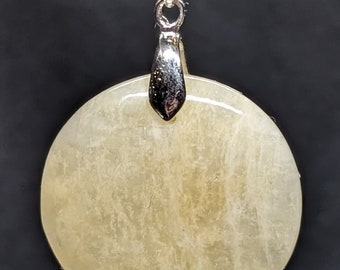 Pierre de lune blanche 9.8 carats - pendentif cabochon pierre naturelle - Tanzanie / FU75 - France