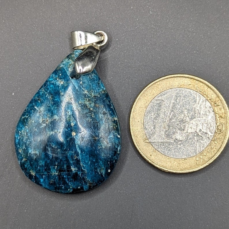 Pendentif apatite bleue image 6