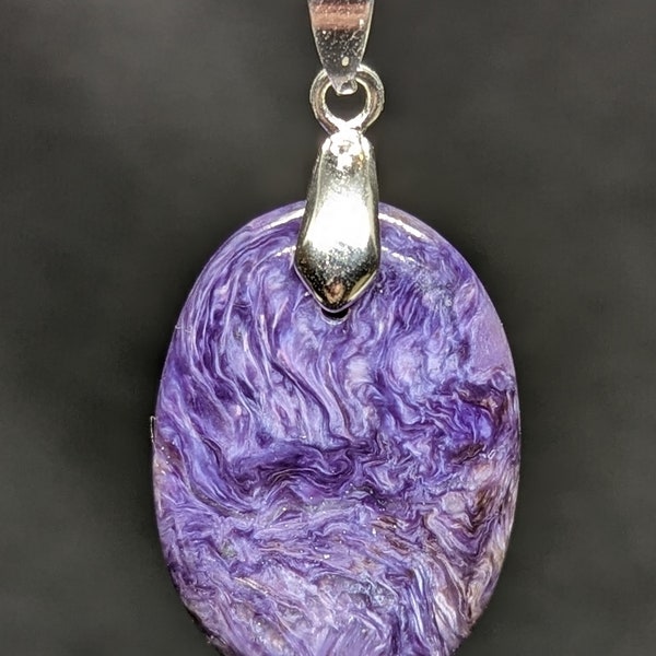 Charoite pendant