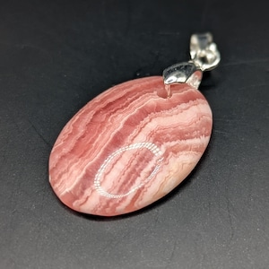 Rhodochrosite pendant