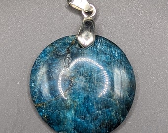 Blue Apatite Pendant