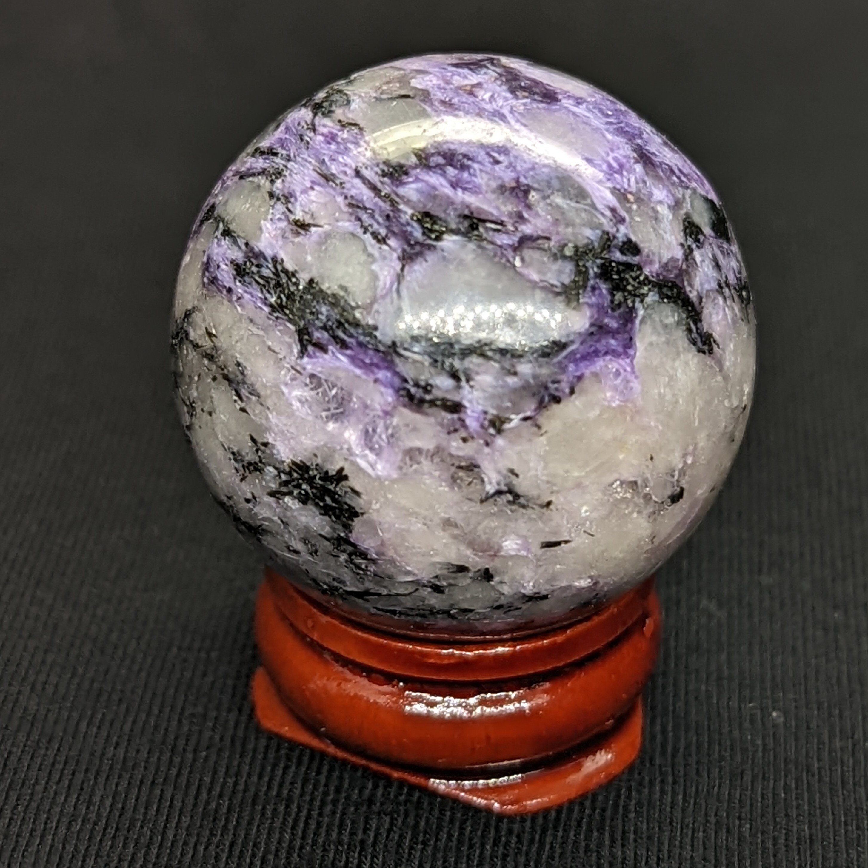 Sphère Charoïte 33 mm