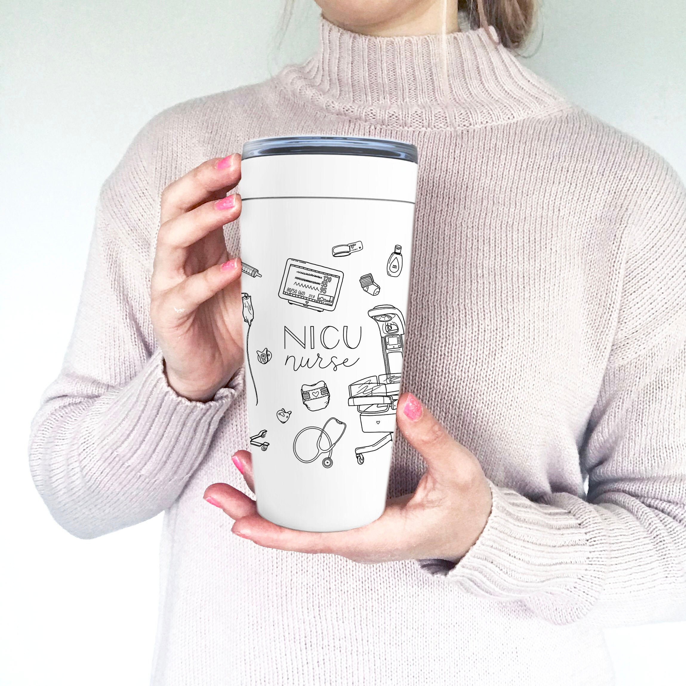 Nicu Nurse Tumbler, Nicu Travel Mug, Nicu Nurse Thermal 20 oz viking …