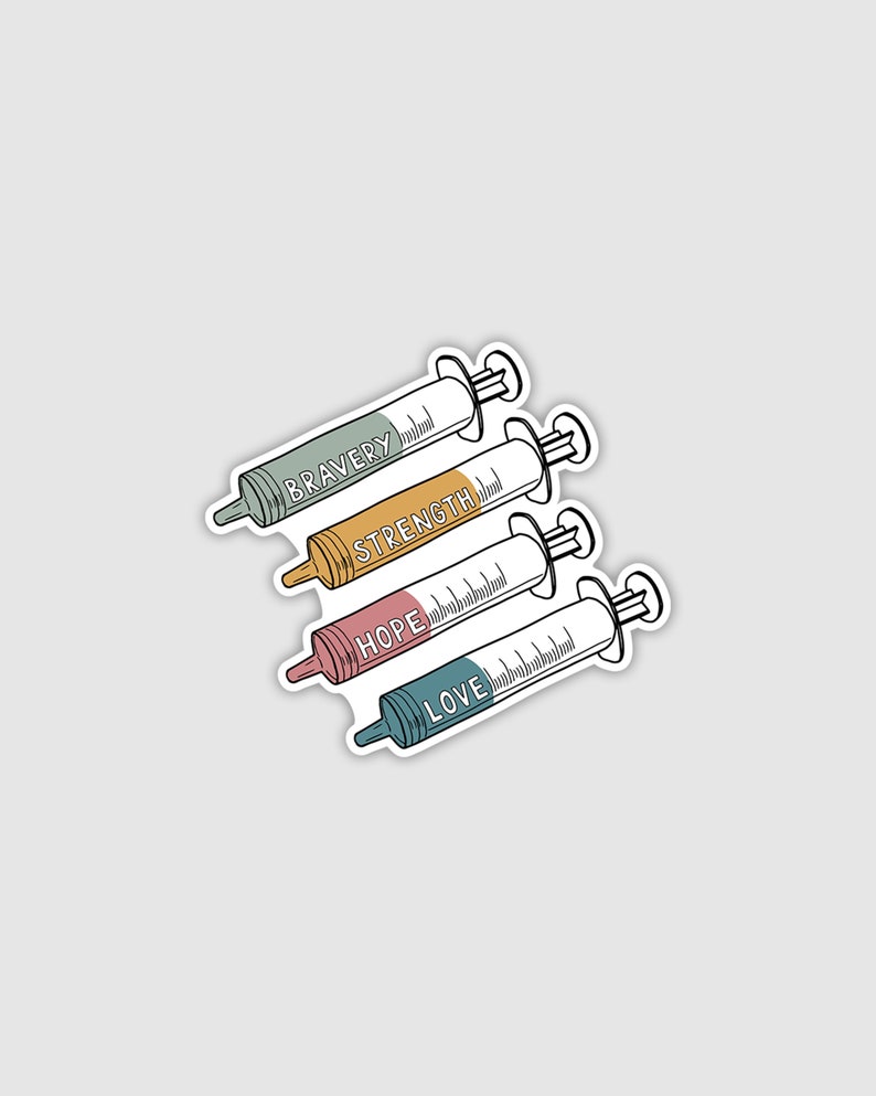 Daily Dose Syringe Sticker Tubie Sticker Gtube Syringe Etsy