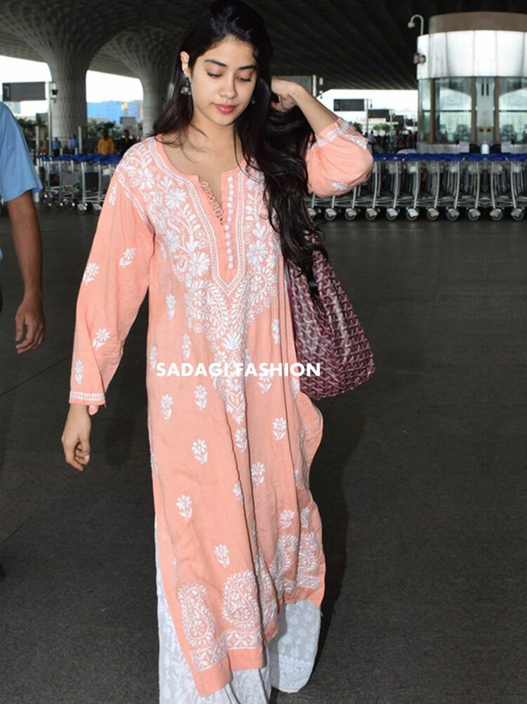 chikankari kurti combo