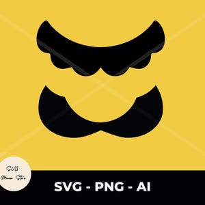 Schnurrbart svg, Super Mario, Schnurrbart png, Digital Download, Cricut Cut Datei, Schneidemaschinen