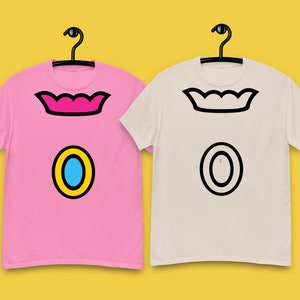 Traje de princesa SVG, aniversário de Mario svg, vestido de princesa, svg de princesa, traje de princesa Peach, camisa de princesa em camadas para Cricut