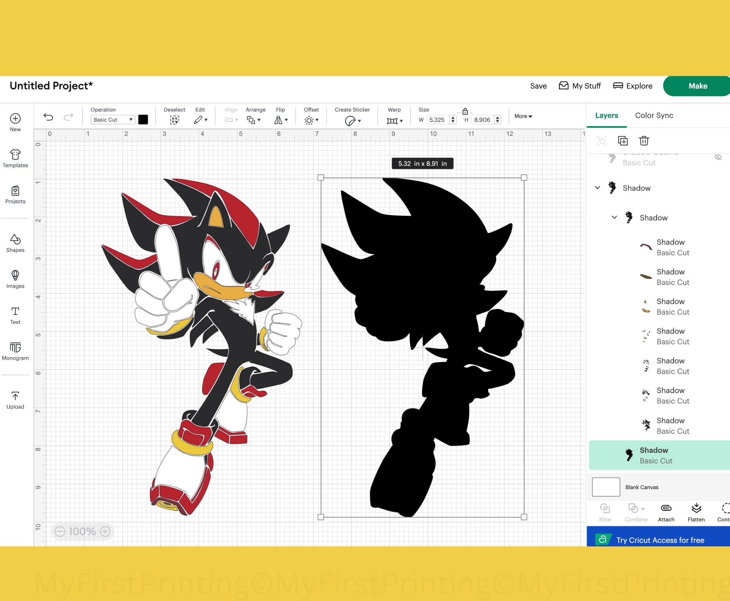 Sonic the Hedgehog SVG Pack: Shadow, Knuckles, Amy & Tails Cut Files ...