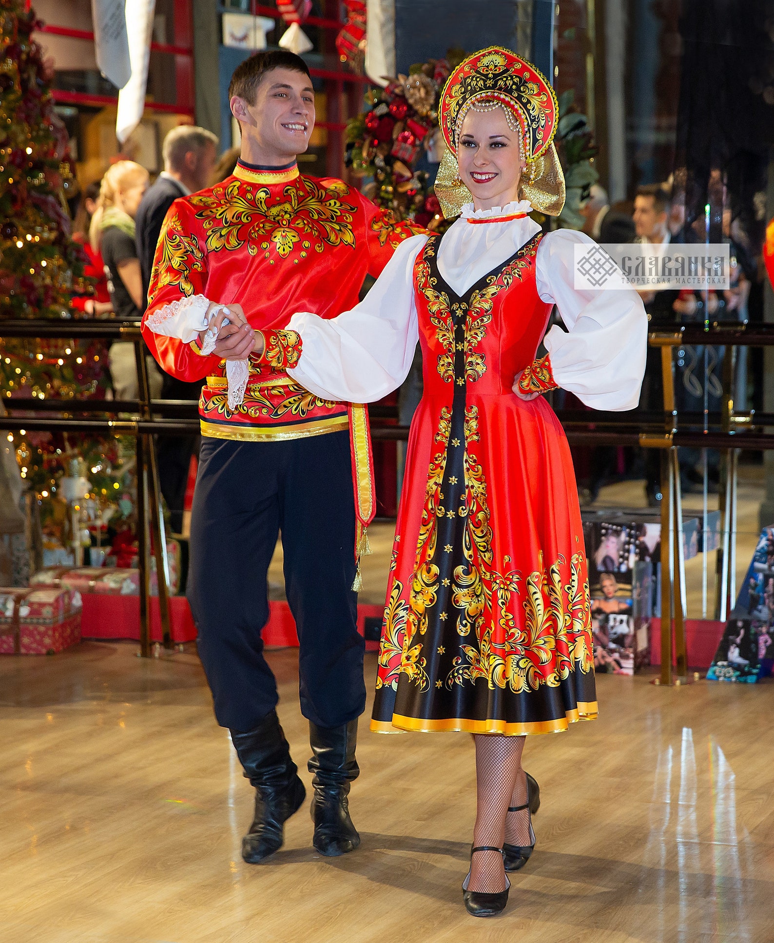 Costume De Danse Russe De Femmes Robe De Scène Femelle Dans Etsy 