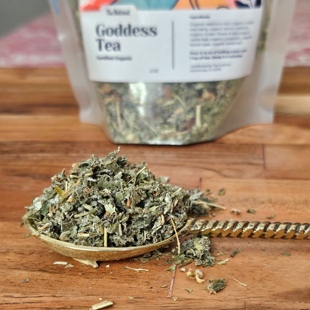 Goddess Tea L Luteal Phase L PMS L Loose Leaf Certified Organic L