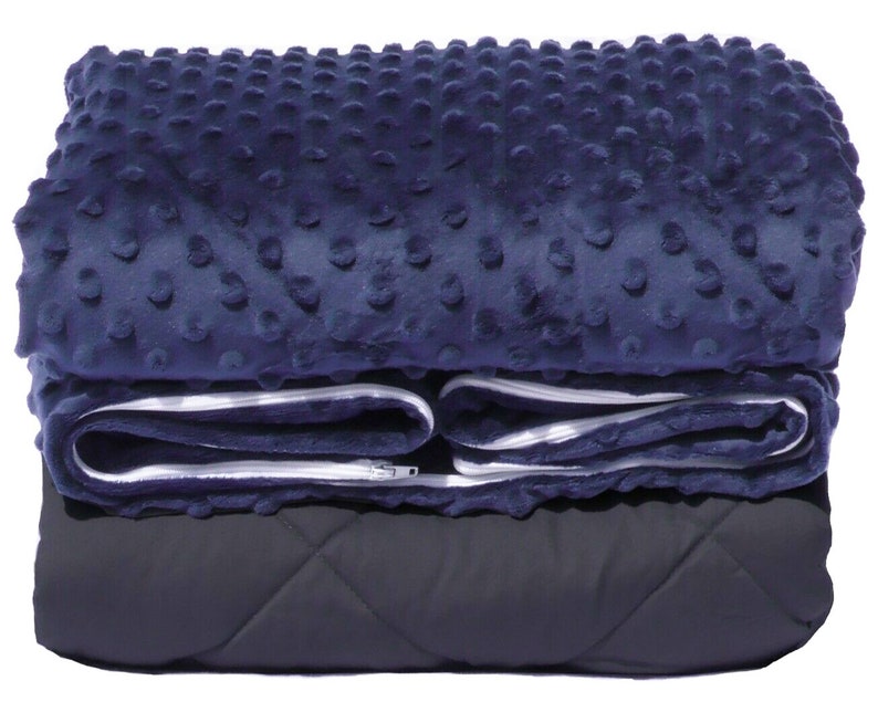 Weighted Blanket with Removable Cover Medium Etsy