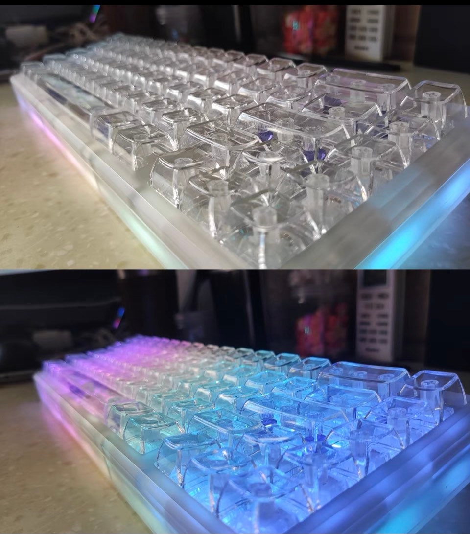 Transparent Keycaps Iceberg Ice Keycaps Transparent Keyboard Keycap Set