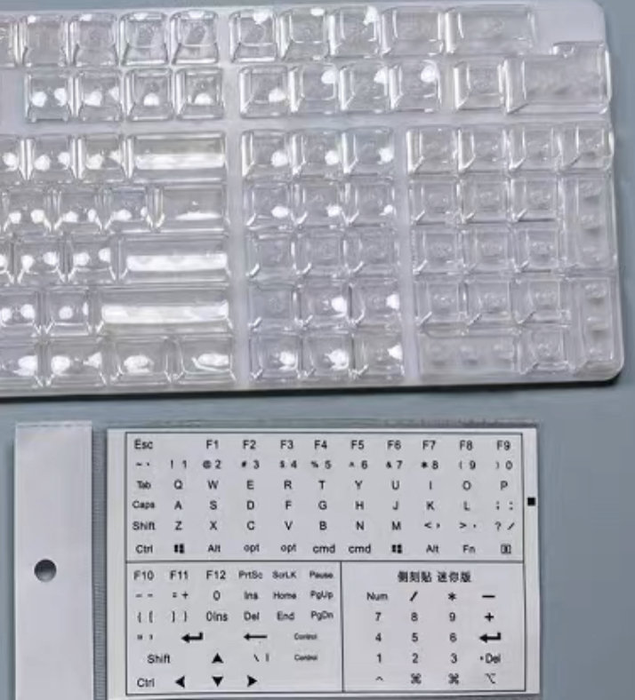 Transparent Keycaps Iceberg Ice Keycaps Transparent Keyboard Keycap Set