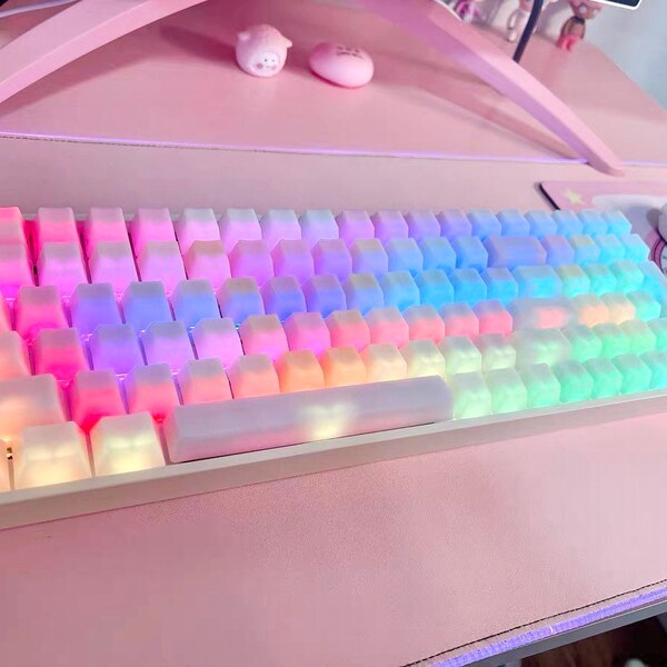 Pom Jelly Keycaps Etsy