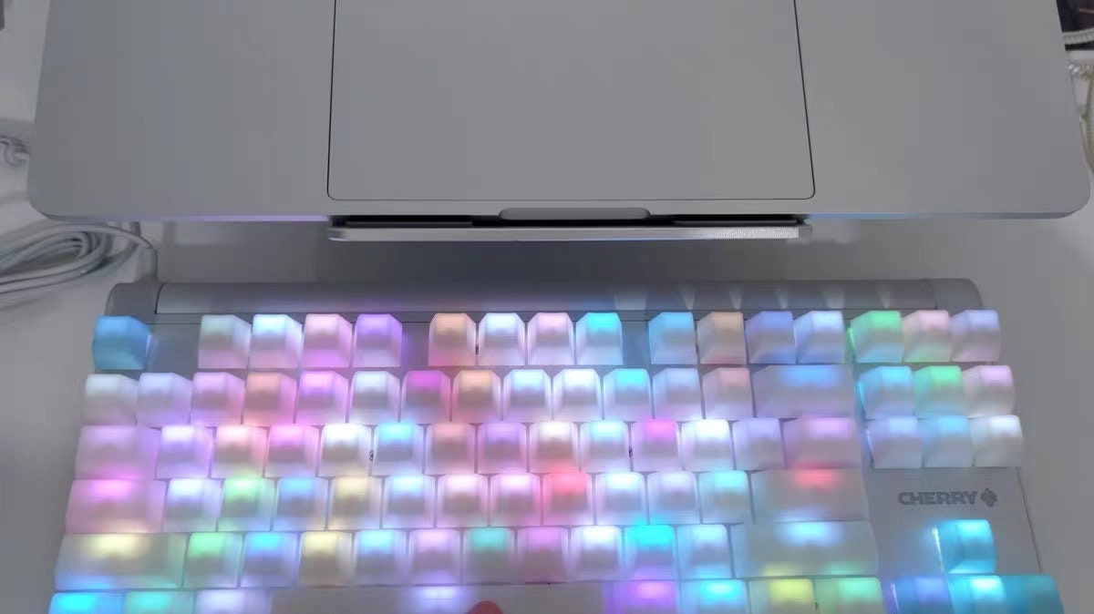 White Pom Jelly Keycaps Pudding Keycaps Custom Keycaps Pastel Etsy