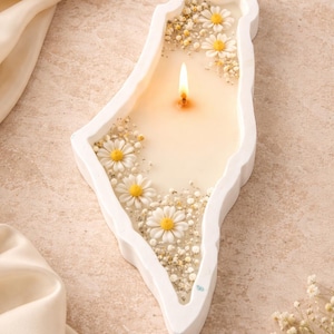 Palestine floral candle – ramadan & eid home decor