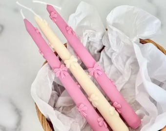 Taper Candles Beeswax, Candlesticks, Colored Tapers, Decorative Bird Candles, Dinner Taper Candle, Wedding Festive Candles