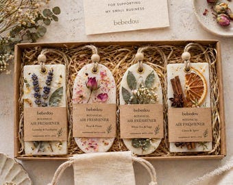 Bienenwachs botanische Duft Hanger | Garderoben-Lufterfrischer Botanische Wachs Melt Geschenk | Umweltfreundlicher Lufterfrischer | Rose Lavendel SweetPea