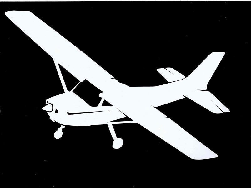 Vinyl Cessna 172 Airplane Decal Sticker Etsy